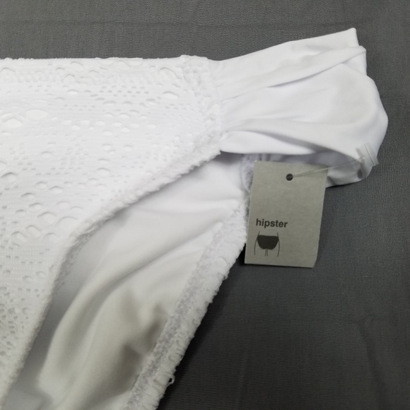 Mossimo Crochet Tabside Hipster Swim Bikini Bottom - Picture 5 of 8